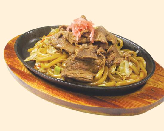 Beef Fried Noodles  鐵板牛肉炒麵